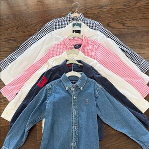 J. Crew Kids Button Down Shirts - Blue, Pink, White, Black